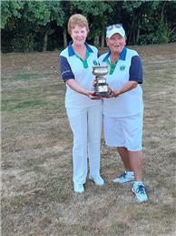 PAIRS CHAMPIONS - CAROLINE AND JOAN